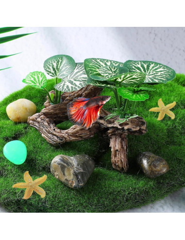 Hamaca de hoja de seda GOFYLIN con cueva de madera flotante