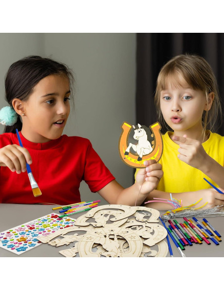 Kit de Manualidades Móvil de Caballos Cinrobiye 16 Piezas