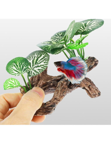 Hamaca de hoja de seda GOFYLIN con cueva de madera flotante