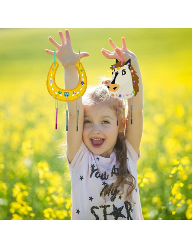 Kit de Manualidades Móvil de Caballos Cinrobiye 16 Piezas