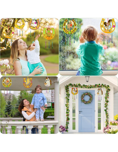 Kit de Manualidades Móvil de Caballos Cinrobiye 16 Piezas