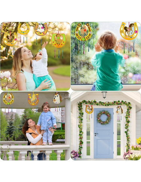 Kit de Manualidades Móvil de Caballos Cinrobiye 16 Piezas