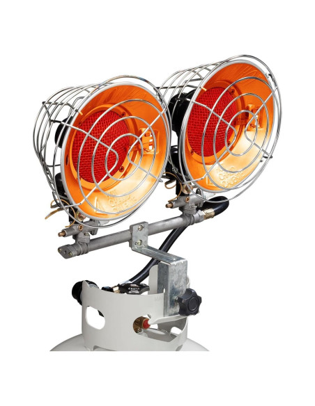 Calentador de Patio Infrarrojo Avenger FBDTP30 30,000 BTU Plata