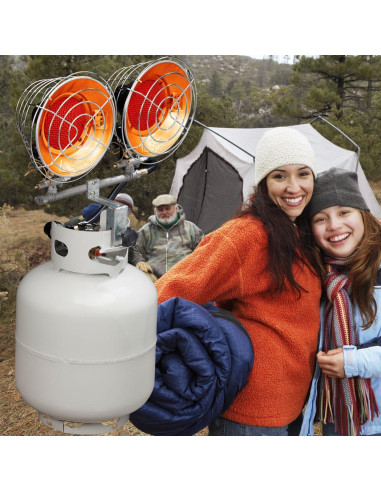 Calentador de Patio Infrarrojo Avenger FBDTP30 30,000 BTU Plata