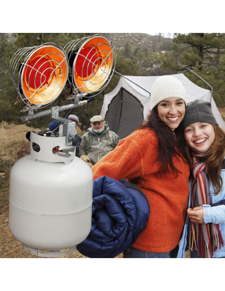 Calentador de Patio Infrarrojo Avenger FBDTP30 30,000 BTU Plata