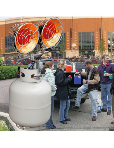 Calentador de Patio Infrarrojo Avenger FBDTP30 30,000 BTU Plata