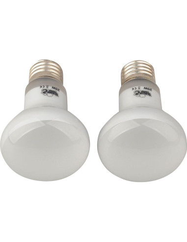 Lámpara de Calor para Reptiles Lucky Herp 25W Paquete de 2