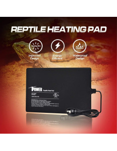 Almohadilla Térmica para Reptiles iPower 20x30cm + Termómetro 2