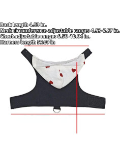 Ropa para Dragón Barbado Copfeu con Correa y Sudadera Negra 2