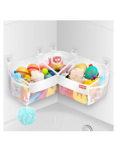 Organizador de Juguetes de Baño UNEEDE - 3 Compartimentos 15L