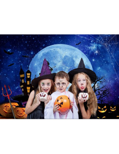 Fondo de Halloween 8x6ft Dudaacvt Decoración Fiesta 2