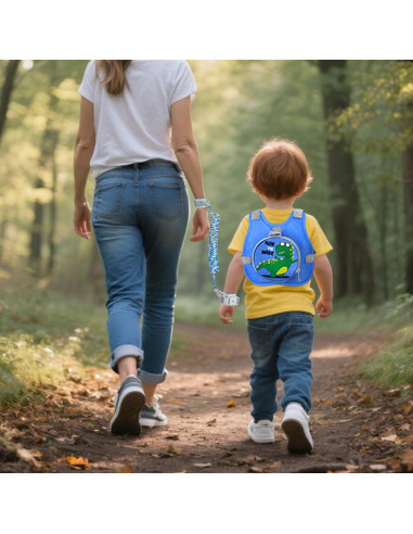 Arnés de Seguridad para Niños Accmor Tiranosaurio Rex Azul