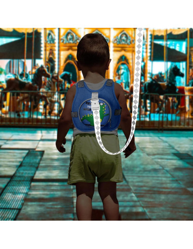 Arnés de Seguridad para Niños Accmor Tiranosaurio Rex Azul