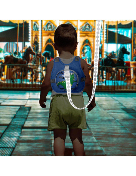 Arnés de Seguridad para Niños Accmor Tiranosaurio Rex Azul