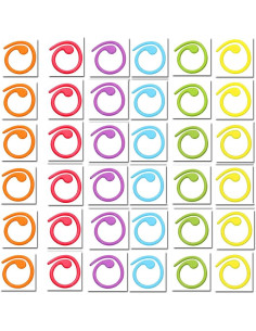 60 Marcadores de Puntos de Metal Tiazey para Tejer a Crochet 2