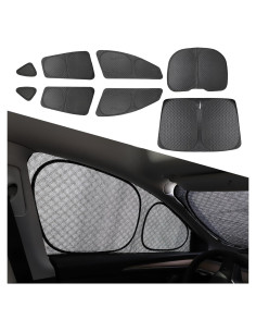 Sombrillas de Ventana EVFITUS para Tesla Modelo Y 2020-2024 - 8 Piezas