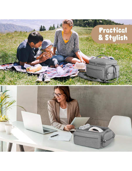 Bolsa de Extracción de Leche OCKLILY S1 S2 con Alfombrilla Gris