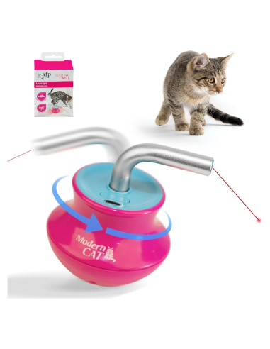 Juguete láser automático para gatos AFP 360 recargable USB