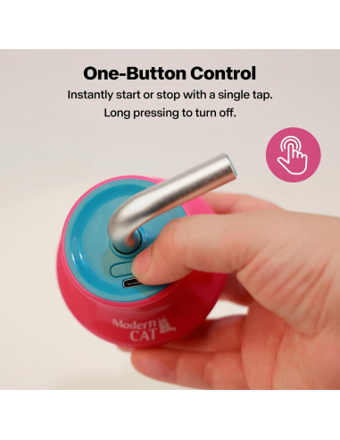 Juguete láser automático para gatos AFP 360 recargable USB