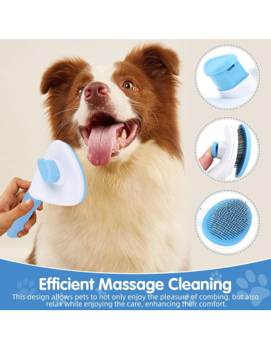 Kit de Acicalamiento para Mascotas Aglads - Cepillo, Cortauñas y Peine