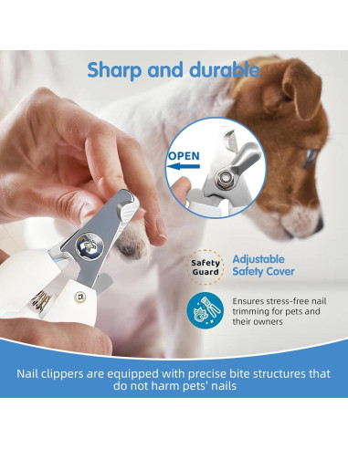 Kit de Acicalamiento para Mascotas Aglads - Cepillo, Cortauñas y Peine