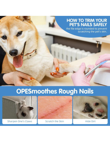 Kit de Acicalamiento para Mascotas Aglads - Cepillo, Cortauñas y Peine