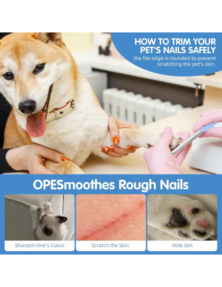 Kit de Acicalamiento para Mascotas Aglads - Cepillo, Cortauñas y Peine