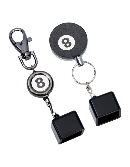 Soporte de Tiza de Billar INFUNLY con Anillo Retráctil - 2 Estilos