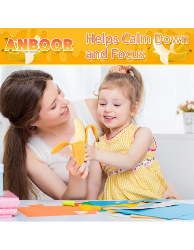 Juguete Squishies Plátano Anboor - Alivio Estrés 13.9 cm