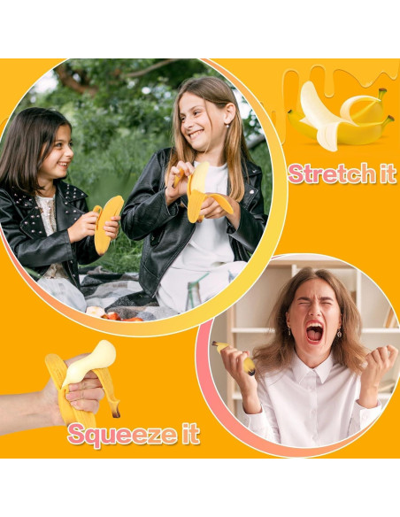 Juguete Squishies Plátano Anboor - Alivio Estrés 13.9 cm