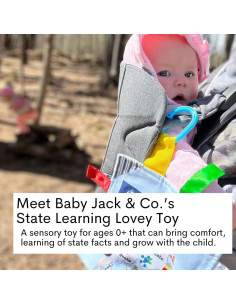 Juguete de Aprendizaje Baby Jack & Co 20x20 cm Crinkle Bebés 2