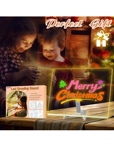 Tablero de Dibujo LED VinTS 40x30cm 7 Colores 3 Modos