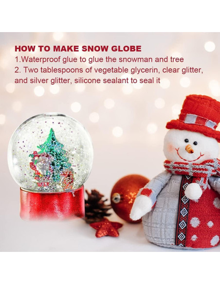 10 Globos de Nieve Rellenables Aweyka 91mm para Manualidades