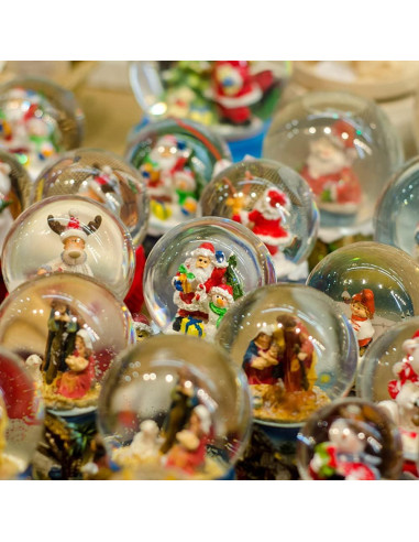 10 Globos de Nieve Rellenables Aweyka 91mm para Manualidades