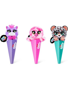 Coco Sorpresa Neón - Paquete de 3 Peluches ZURU con Sorpresa 2