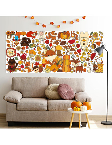 Póster para Colorear Otoño BZaber 140 x 60 cm Actividades Niños