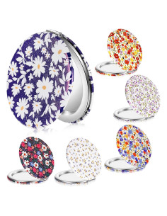 Espejos de Bolsillo Vintage Vicenpal - 6 Piezas Compactos 5.08cm