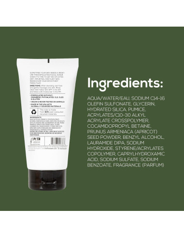 Exfoliante Facial MARLOWE No. 122 170 g - Suave con Pómez