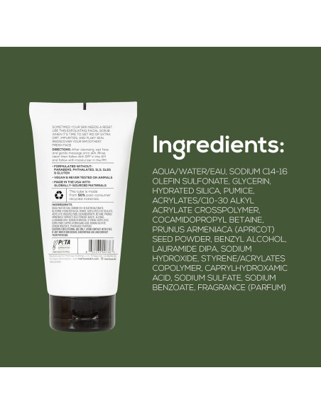 Exfoliante Facial MARLOWE No. 122 170 g - Suave con Pómez