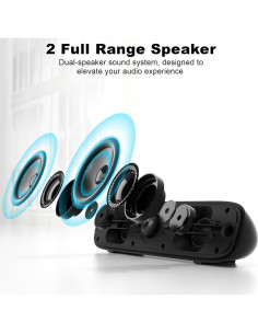 Altavoces de Computadora Bluetooth Soulion R90 con Luz LED 2