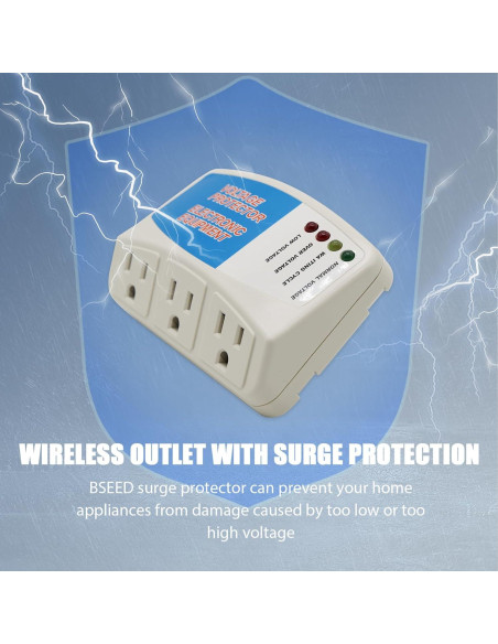 Protector de Sobretensión BSEED 3 Salidas 1875W 120V