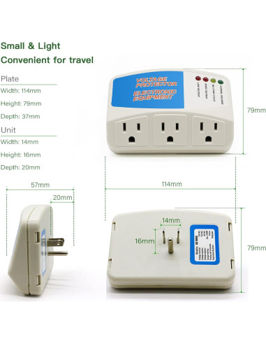 Protector de Sobretensión BSEED 3 Salidas 1875W 120V