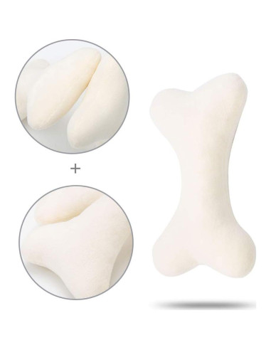 JOYELF Juguete Squeaky para Perros - Paquete de 3 Huesos