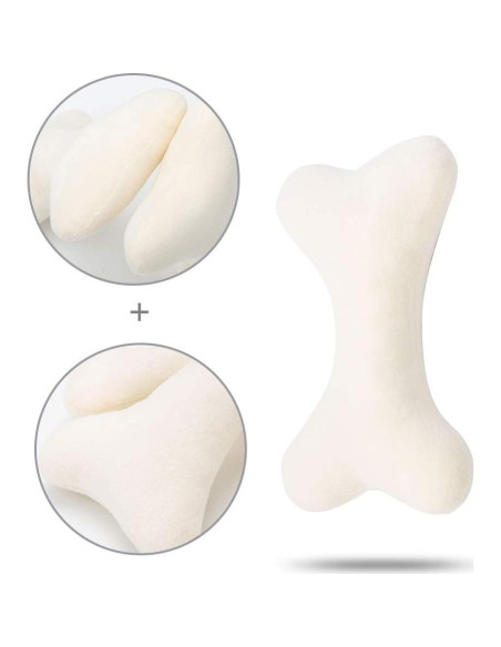 JOYELF Juguete Squeaky para Perros - Paquete de 3 Huesos