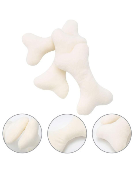 JOYELF Juguete Squeaky para Perros - Paquete de 3 Huesos