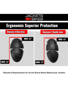 Set de Armaduras para Chaquetas de Motocicleta 4PC CE Nivel 2 2