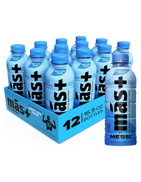Bebida Deportiva Más+ by Messi 500ml Berry Copa Crush