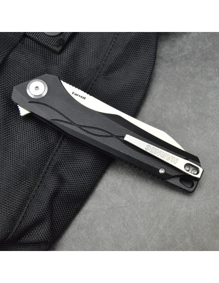 Cuchillo de bolsillo Harnds Harvest G10 21.2 cm Negro