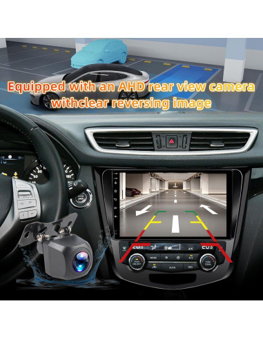 Estéreo para Auto FBINSE 10.1" Android 13 GPS CarPlay Nissan