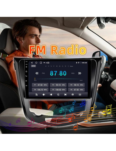 Estéreo para Auto FBINSE 10.1" Android 13 GPS CarPlay Nissan